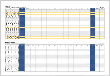 月次推移損益計算書テンプレート